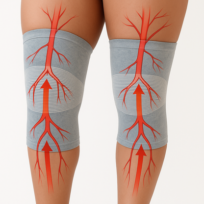 Genouillère de compression en bambou